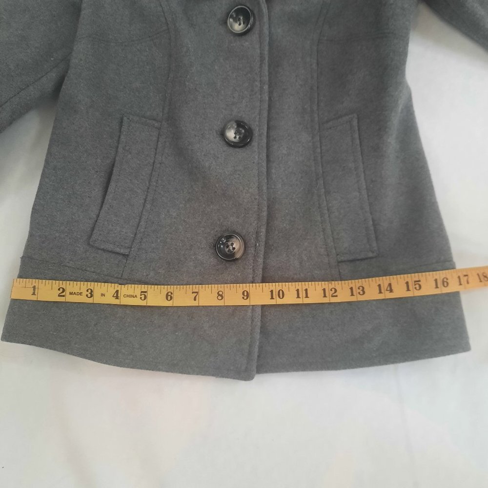 Stile Benetton wool jacket, grey short coat - Picture 8 of 14